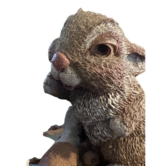 Vintage Tom Clark Cotton Tales Garden Gnome Figurine 4" Rabbit Snail Numbered 20 - Picture 2 of 5